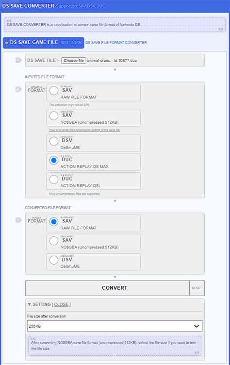 dsv to sav converter|DS SAVE CONVERTER .